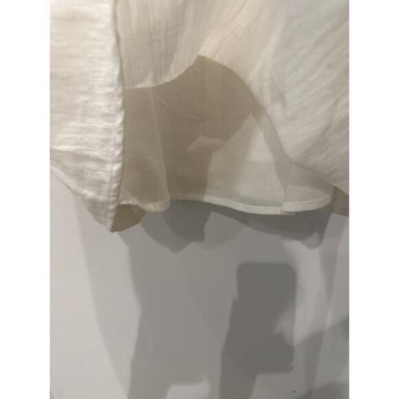 Lucca Couture Mini Dress with Side Lace Up Detail in White, M - Picture 4 of 9